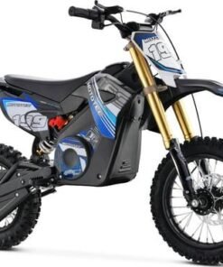 Pro Electric Dirt Bike, 36v 1200w Lithium, Ages 12 and up – Blue