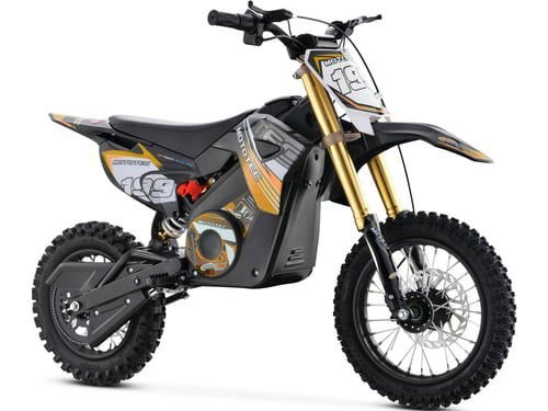 Pro Electric Dirt Bike, 36v 1200w Lithium, Ages 12 and up – Blue - Image 4
