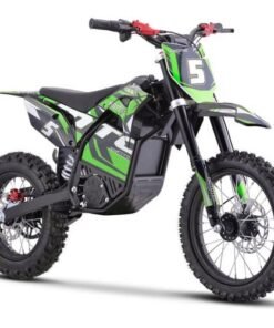 Pro Electric Dirt Bike, 60v 2000w Lithium – Green