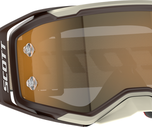 Prospect 2.0 Amp Goggle Dp Brn/Bge Amp Gld Chrm Work