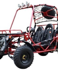 Alternative view of Rancher 200 Buggy Go Kart, Electric Start, Automatic with Reverse, 10-inch Steel Wheels, Ages 16 and up – Red