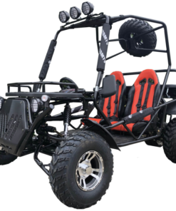 Alternative view of Rancher 200DLX Buggy Go Kart, Electric Start, Automatic with Reverse, 10-inch Deluxe Alloy Wheels, Ages 16 and up – Black
