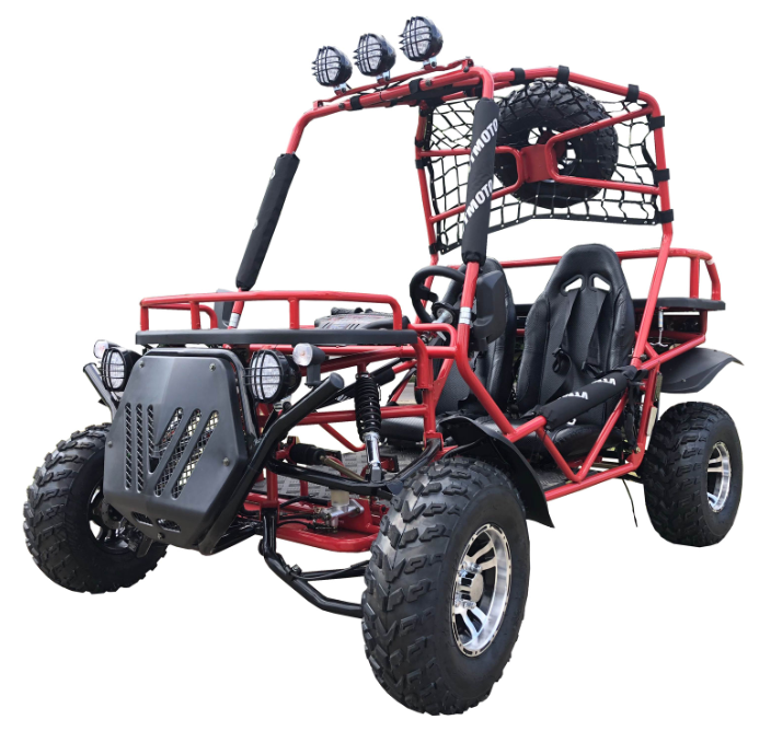 Rancher 200DLX Buggy Go Kart, Electric Start, Automatic with Reverse, 10-inch Deluxe Alloy Wheels, Ages 16 and up – Black - Image 3