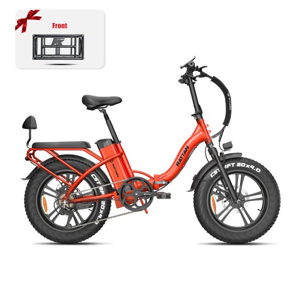 Rattan LF Ultra Step-Thru Fat Tire, 1000W 48V Folding Electric Bike - Image 3