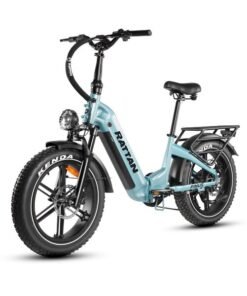 Alternative view of Rattan Pinus 750W 48V Step Through Fat Tire Electric Bike