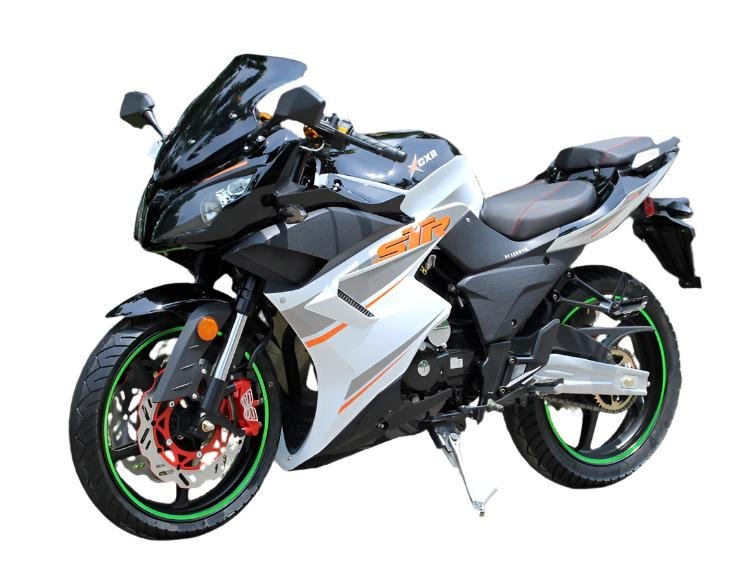 Razor 250 Street Sport Motorcycle, 5-Speed Manual, 17-inch Wheels – Red - Image 3