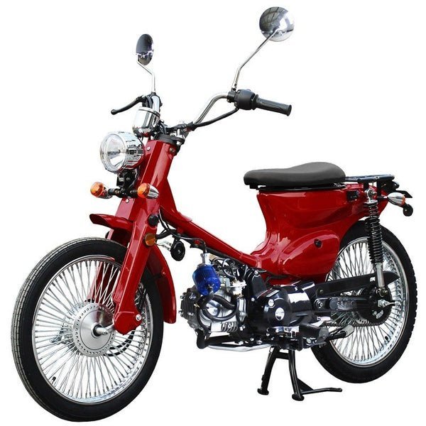 Rector 125 RTX Motorized Gas Bicycle, 125cc 4-Speed Manual – Red