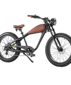 Revi Bikes Cheetah Café Racer 750W 48V Fat Tire Cruiser Electric Bike