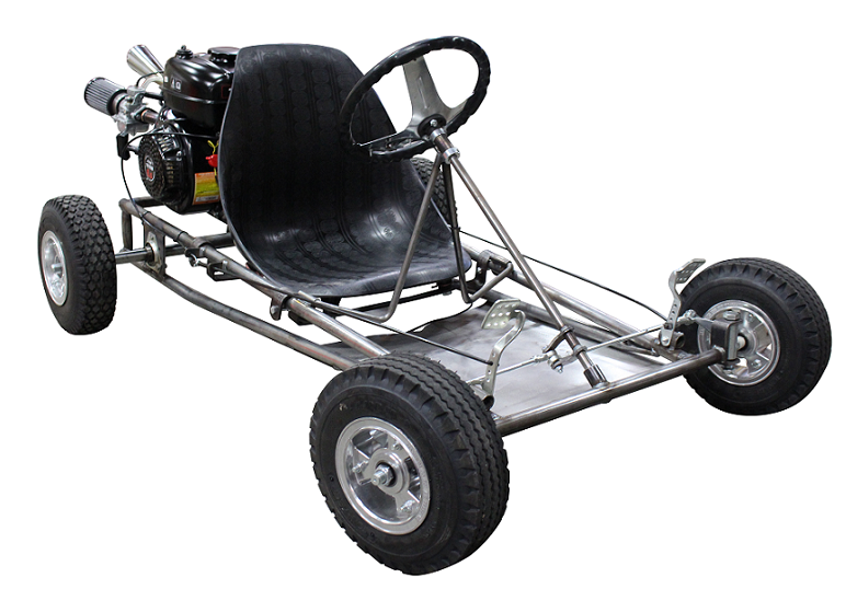 Road Rocket Go Kart **KIT**, Aluminum Tri-star Wheels – 5 in. - Image 2