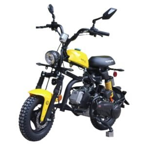 Alternative view of Rogue 150cc Street Mini Motorcycle, DOT Approved Street Legal – Yellow