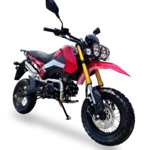 Rogue ADV 125cc Enduro Motorcycle, 4-Speed Manual, 12-inch Wheels – Red
