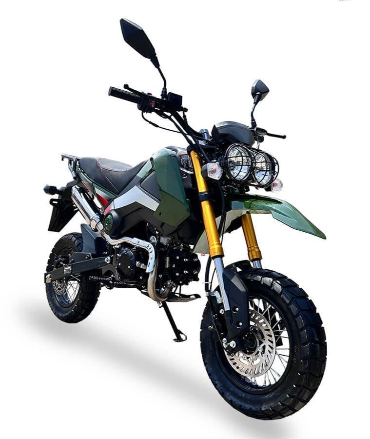 Rogue ADV 125cc Enduro Motorcycle, 4-Speed Manual, 12-inch Wheels – Red - Image 4