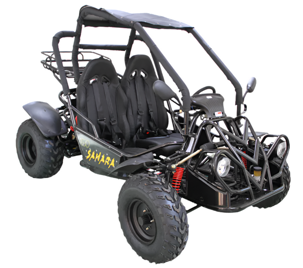 Sahara 150cc Buggy Go Kart, Electric Start, Automatic with Reverse, Ages 16 and up – Black