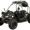 Shark DLX 125cc Mid-Size Kids Go Kart, Electric Start, 3-Speed Semi-Automatic with Reverse, Ages 12 and up – Black