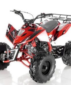 Sniper 125cc Sport ATV, Fully-Automatic with Reverse, Ages 9-12 – Red