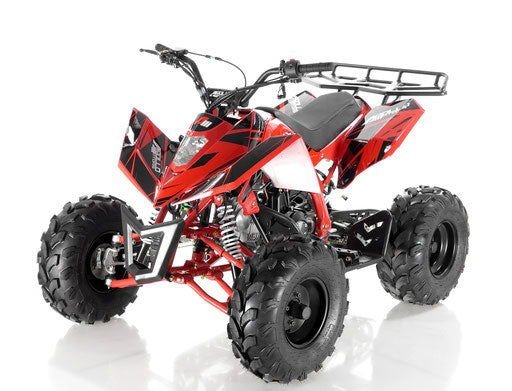 Sniper 125cc Sport ATV, Fully-Automatic with Reverse, Ages 9-12 – Red