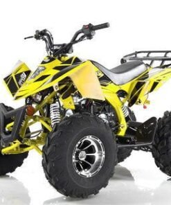 Alternative view of Sniper DLX 125cc Sport ATV, Fully-Automatic with Reverse, Deluxe Alloy Wheels, Ages 12 and up – Red