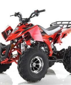 Sniper DLX 125cc Sport ATV, Fully-Automatic with Reverse, Deluxe Alloy Wheels, Ages 12 and up – Red