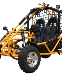 Alternative view of Spider 200 DLX Buggy Go Kart, Electric Start, Automatic with Reverse, 10-inch Alloy Wheels, Ages 16 and up – Blue