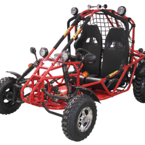Alternative view of Spider 300 DLX EFI Buggy Go Kart, Electic Start, Automatic with Reverse, 10-inch Alloy Wheels, Ages 16 and up – Red