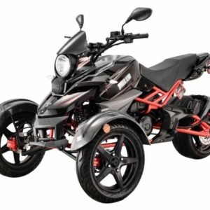 Alternative view of Spider X200 Trike, 3-Wheel Motorcycle, Automatic with Reverse – Black