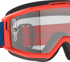 Split Otg Goggle Drk Blue/Neon Rd Clear Works