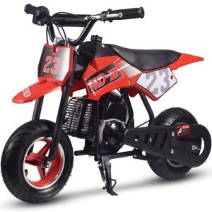 Alternative view of Supermoto Kids Gas Dirt Bike, 50cc 2-Stroke, Ages 6 and up – Red
