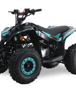 Alternative view of SYX 125cc Kids Sport ATV, 3-Speed Semi-automatic with Reverse, Ages 9-12 – Grey/Red
