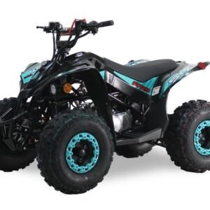Alternative view of SYX 125cc Kids Sport ATV, 3-Speed Semi-automatic with Reverse, Ages 9-12 – Grey/Red