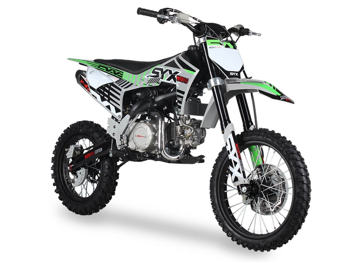 SYX Moto Pro 140cc 4-Stroke Gas Dirt Bike 4-Speed Manual Electric Start (17/14), Ages 16 and up – Teal/Black - Image 2