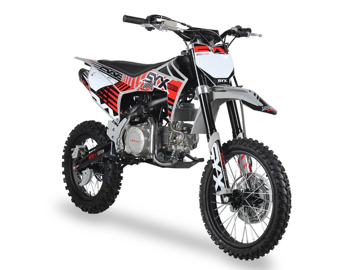 SYX Moto Pro 140cc 4-Stroke Gas Dirt Bike 4-Speed Manual Electric Start (17/14), Ages 16 and up – Teal/Black - Image 3