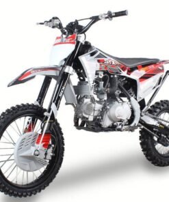 Alternative view of SYX Moto Pro 190cc 4-Stroke Gas Dirt Bike 5-Speed Manual Electric Start (17/14), Ages 16 and up – Teal