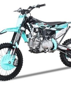 SYX Moto Pro 190cc 4-Stroke Gas Dirt Bike 5-Speed Manual Electric Start (17/14), Ages 16 and up – Teal