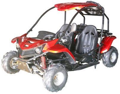 T-REX 125cc Kids Gas Powered Go Kart, Electric Start, Automatic with Reverse, Ages 8 and up – Blue - Image 4