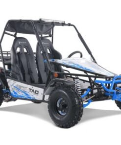 Tao Baja Sport 200 Adult Buggy Go Kart, Electric Start, Automatic with Reverse, LED Lightbar, Ages 16 and up – Blue