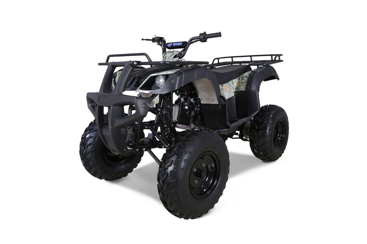 Tao Bull 150cc Utility ATV, Electric Start, Automatic with Reverse, 10-inch Wheels – Blue - Image 3