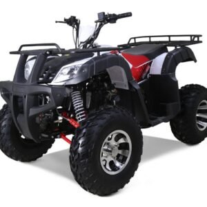 Alternative view of Tao Bull 200cc Utility ATV, Electric Start, Automatic with Reverse, 10-inch Wheels – Red