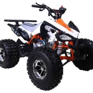 Tao Cheetah Deluxe 125cc Sport ATV, Electric Start, Automatic with Reverse, Ages 12 and up – Orange