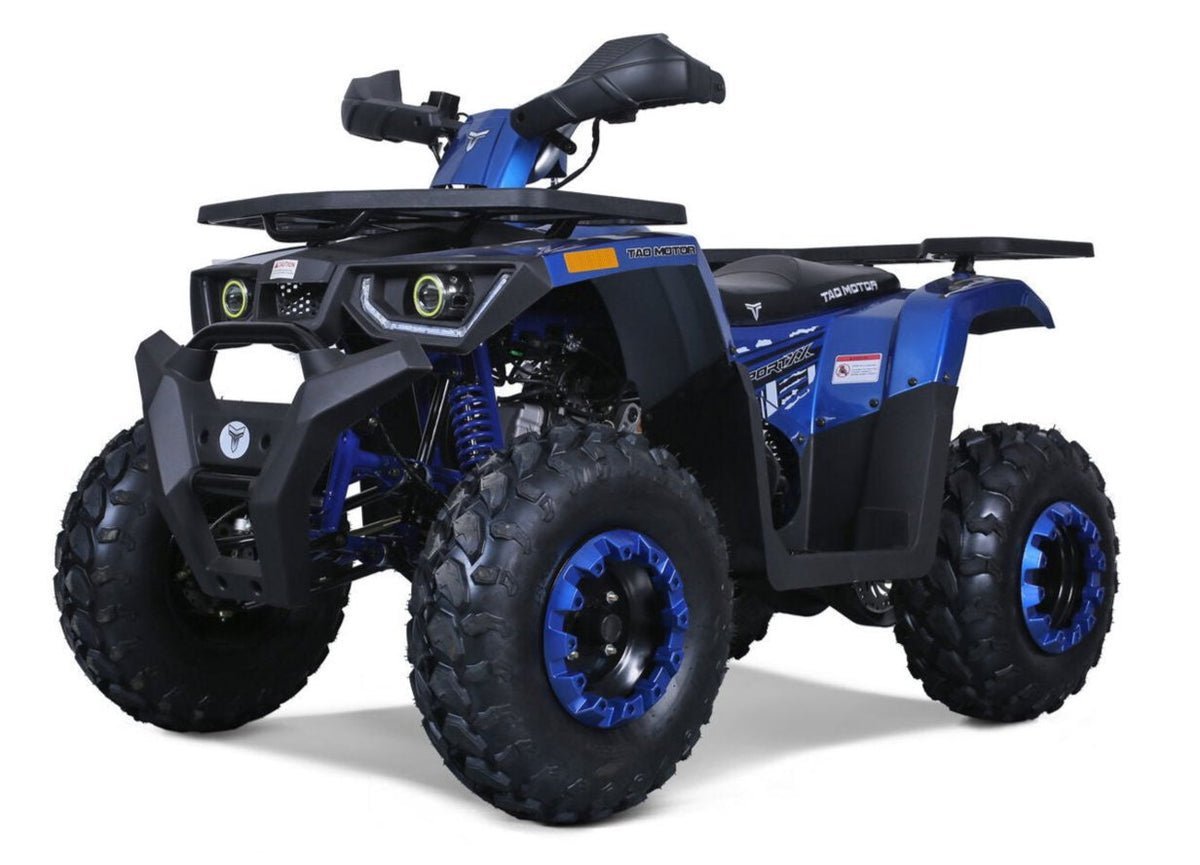 Tao G200 200cc Utility Style ATV, Electric Start, Automatic with Reverse, 10-inch Wheels – Blue - Image 3