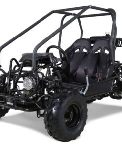Alternative view of Tao GK110 Kids Gas Go Kart, Electric Start, Automatic with Reverse, Remote Kill Switch, Ages 6 and up – Black