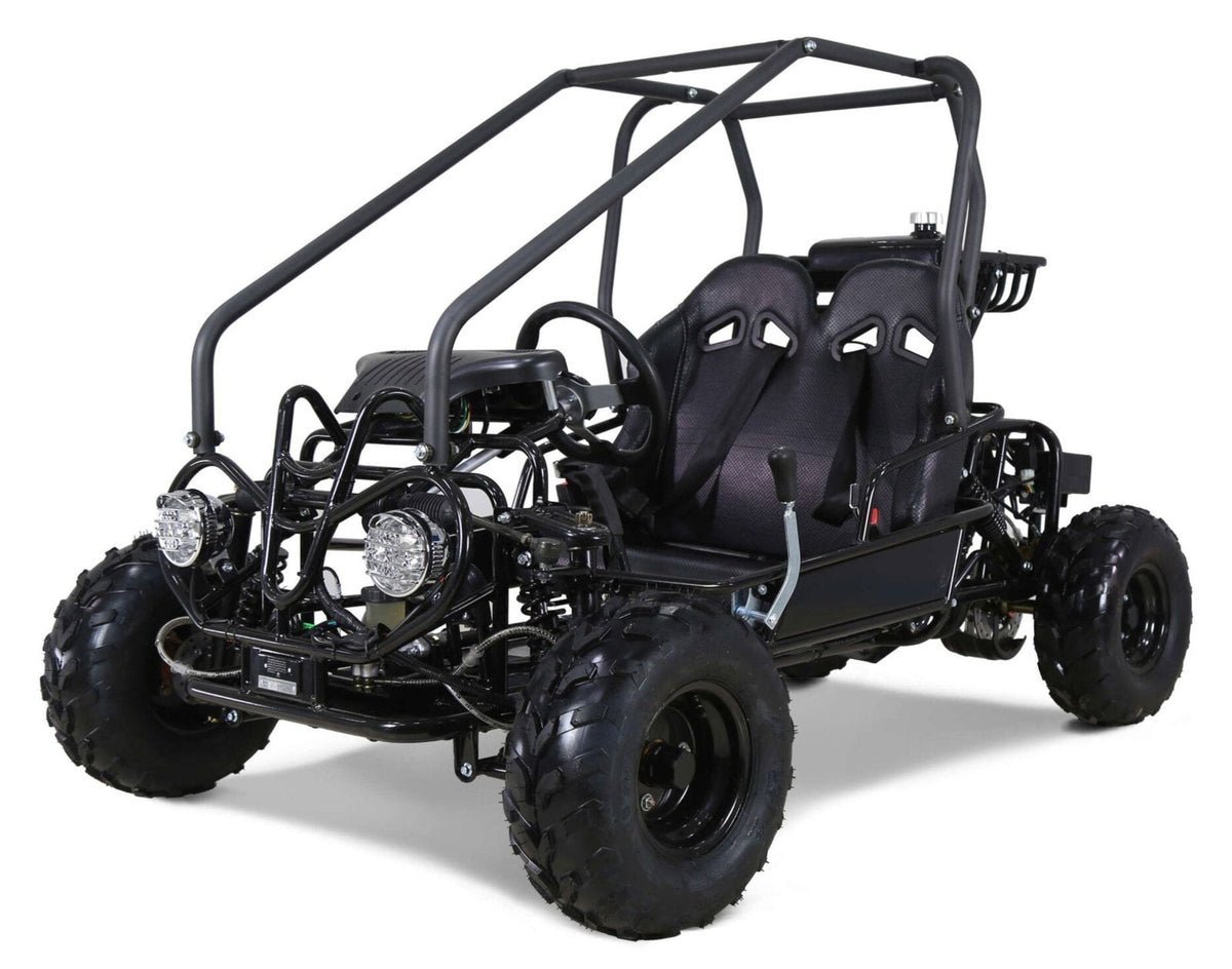Tao GK110 Kids Gas Go Kart, Electric Start, Automatic with Reverse, Remote Kill Switch, Ages 6 and up – Black - Image 2