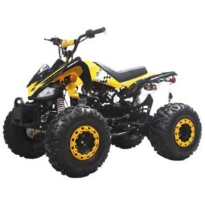 Tonga 125cc Kids Sport ATV, 8-inch Wheels, Automatic with Reverse, Ages 8 and up – Yellow