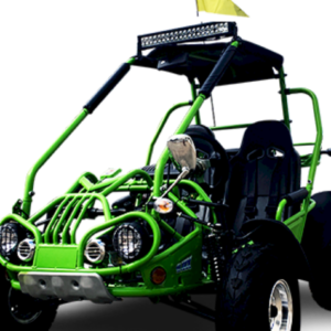 Alternative view of TrailMaster 200E XRX (EFI) Fuel Injection Deluxe Buggy Go Kart, Alloy Wheels, Lights, Turn Signals – Red