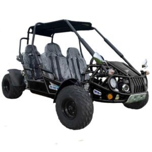 TrailMaster 300-XRS 4E 4-seater Buggy Go Kart, CVT Automatic EFI – Black