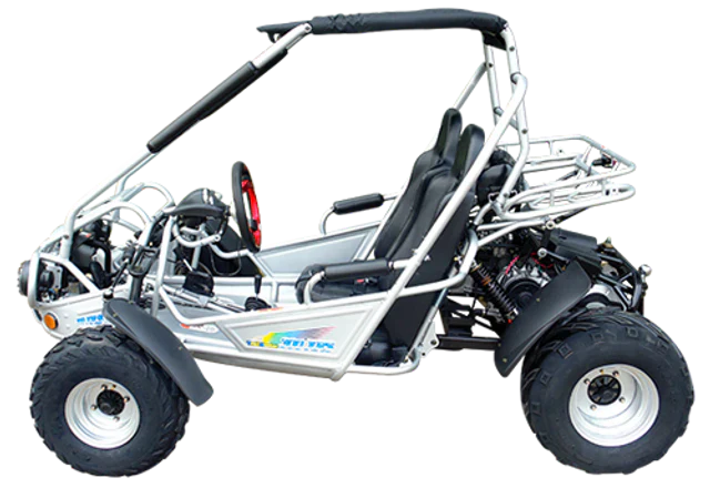 TrailMaster 300E XRS (EFI) Dune Buggy Go Kart, Liquid Cooled, Chain Drive – Red - Image 4
