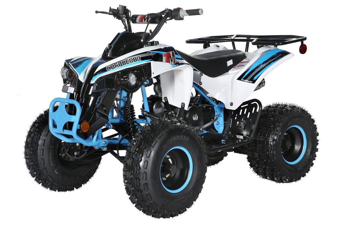 TrailMaster C125 125cc Sport ATV, Automatic with Reverse, 8-inch Wheels, Ages 9-12 – White/Red - Image 2