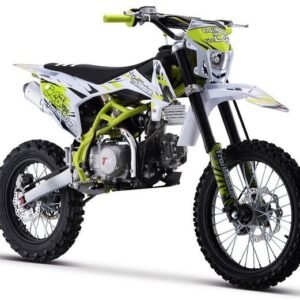 TrailMaster C40 140cc Gas Dirt Bike, 4-Speed Manual Clutch (17/14) Wheels, Ages 16 and up – Red