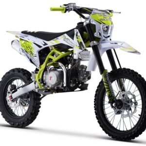 Alternative view of TrailMaster C40 140cc Gas Dirt Bike, 4-Speed Manual Clutch (17/14) Wheels, Ages 16 and up – Red