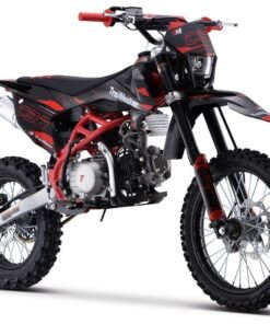 Alternative view of TrailMaster C50 150cc Gas Dirt Bike, 4-Speed Manual Clutch (17/14) Wheels – Red