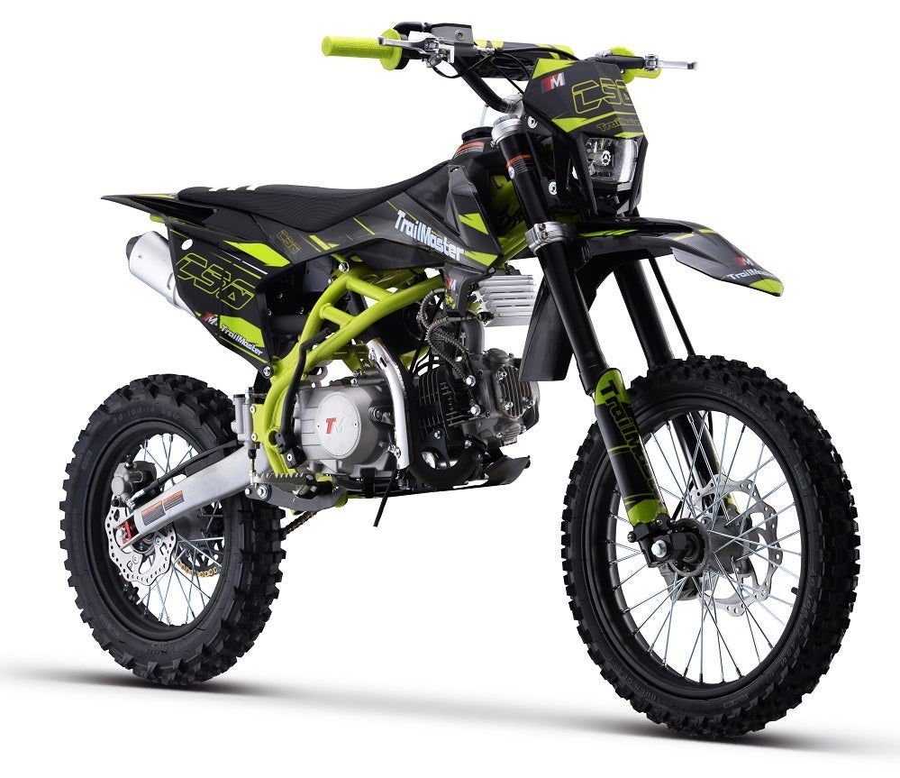 TrailMaster C50 150cc Gas Dirt Bike, 4-Speed Manual Clutch (17/14) Wheels – Red - Image 3